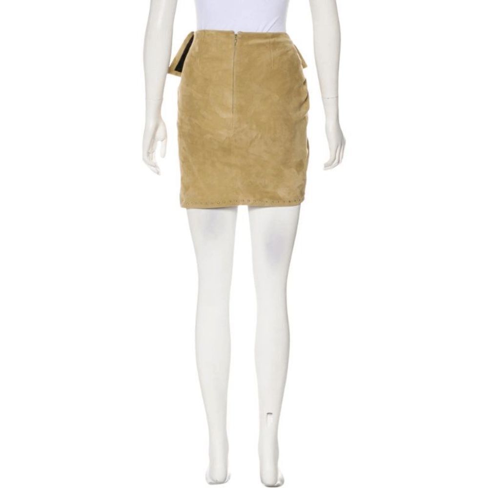 IRO Beige Suede Studded Skirt - Size XS, US 2, FR34 - Picture 3 of 3